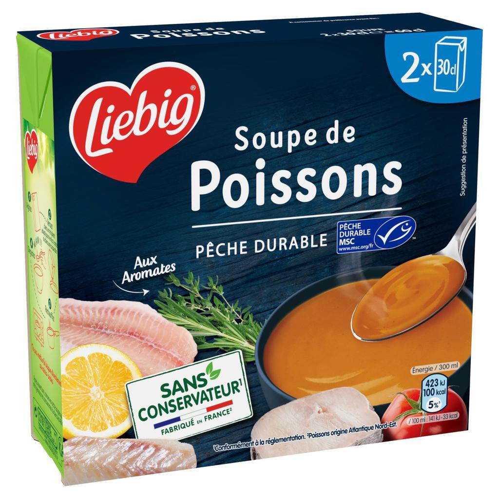 Soupe de Poissons Pêche Durable - 2x30cl - LIEBIG  