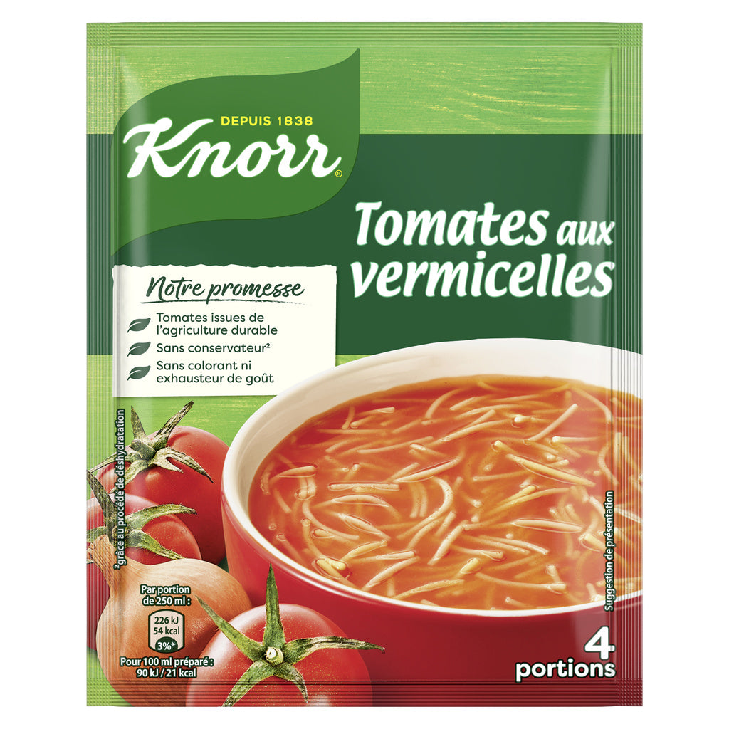 Soupe Tomates aux Vermicelles - 4 portions - KNORR