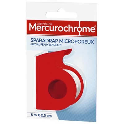 SPARADRAP MICROPOREUX MERC.