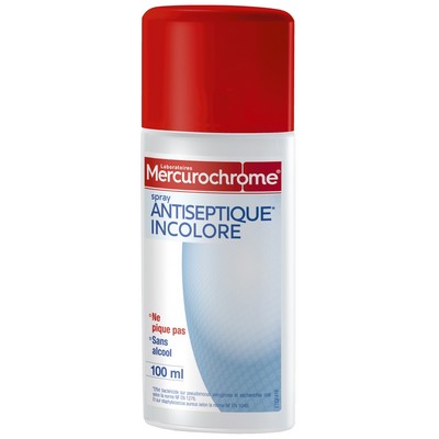 SPRAY ANTISEPTIQUE INCOLORE