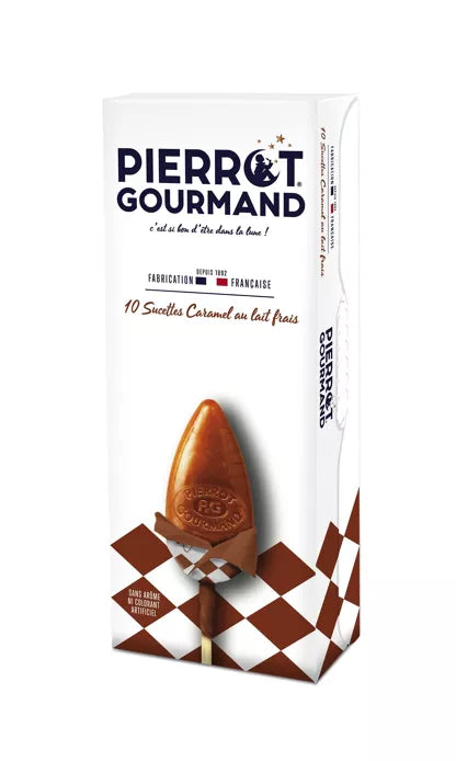 SUETTES CARAMEL PIERROT GOURMAND BOX 10X