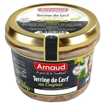 TERRINE DE CERF AU COGNAC 180 g