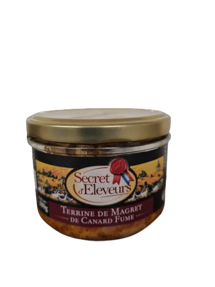 Terrine de Magret de Canard Fumé - 180g - SECRET d'ELEVEURS  