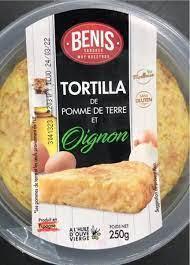 TORTILLA OIGNONS 250G
